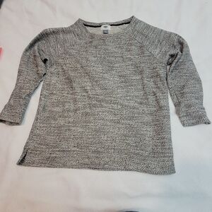 Old Navy Women's Heathered Gray Crew Neck Sweater. Size SP